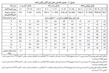 غذادهی ماهی قزل آلای رنگین کمان