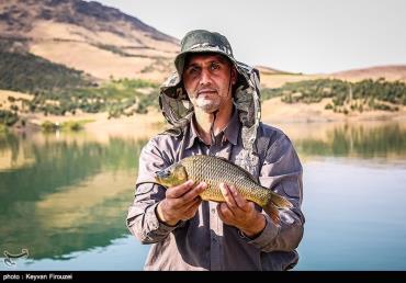 جشنواره ماهیگیری در سد قشلاق